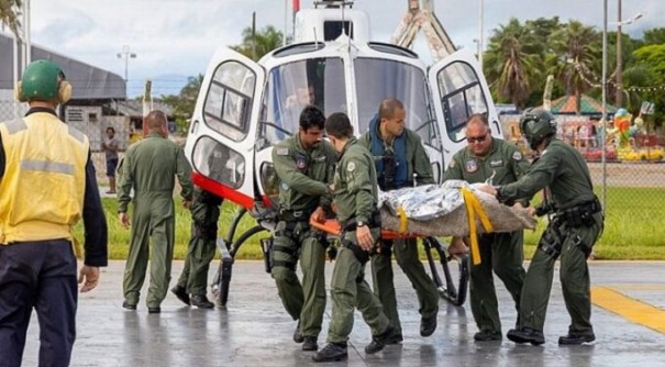 Bombeiros de Mar�lia e regi�o ajudam nas buscas por v�timas das chuvas