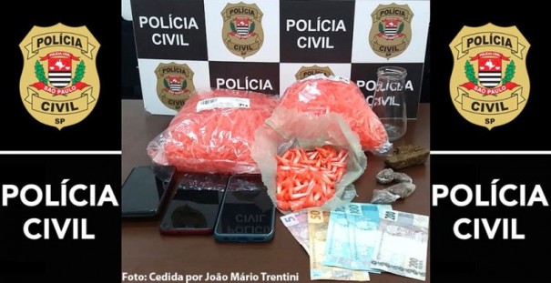 Dise de Tup� prende indiv�duos e apreende crack, coca�na e maconha