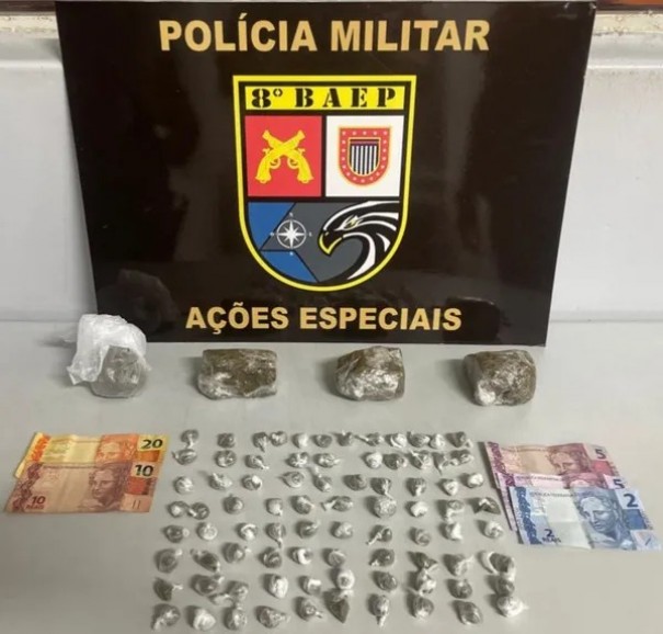 Benefici�rio de sa�da tempor�ria � preso em flagrante com 86 por��es de maconha no Jardim Brasil Novo, em Presidente Prudente