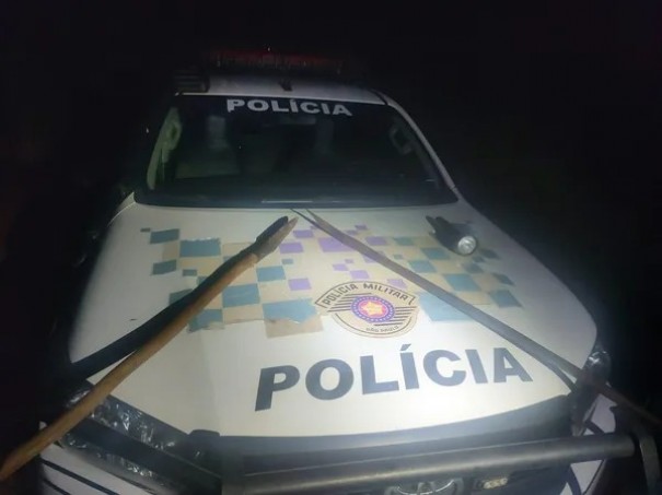 Polcia Ambiental apreende lanas e multa dois homens por caa de animais silvestres, em Flrida Paulista