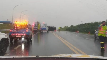 Acidente de trânsito na Rodovia Assis Chateaubriand mata duas pessoas e deixa outras três gravemente feridas