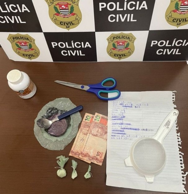 Pol�cia Civil de Tup� prende suspeito de tr�fico de drogas em opera��o na zona leste