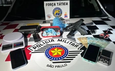 Homem de 37 anos é preso após ser flagrado comercializando cocaína em Dracena