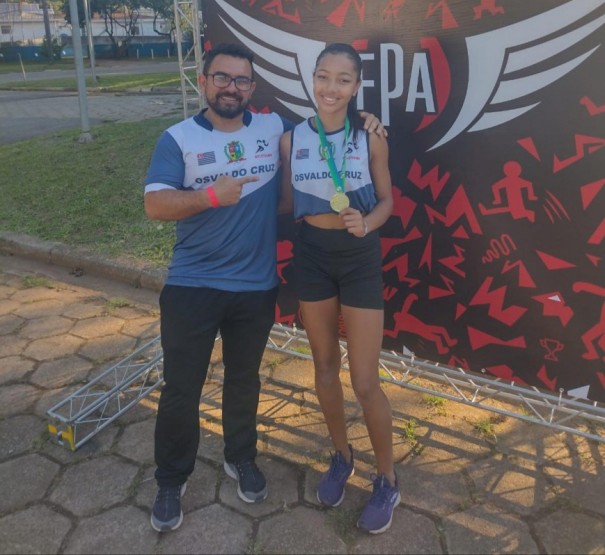 Atleta Laura Fernanda de Osvaldo Cruz  convocada para representar o Estado no Campeonato Brasileiro Escolar