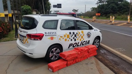 Polícia apreende carregamento de maconha em rodovia de Florínea