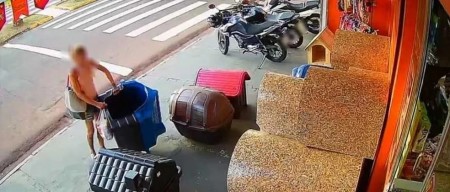 Suspeita de furtar 'casinha' de cachorro é identificada e objeto devolvido a pet shop, em Presidente Prudente