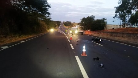 Motociclista morre em acidente com caminhão na Rodovia Assis Chateaubriand