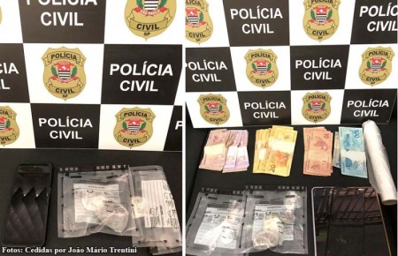 Polícia civil faz prisões e apreende drogas, dinheiro e celulares em Parapuã