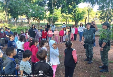 Polícia Ambiental de Tupã desenvolve atividades da semana do meio ambiente