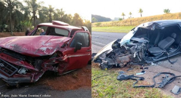 Acidente em vicinal envolve ve�culos conduzidos por motoristas de bastos e Queiroz