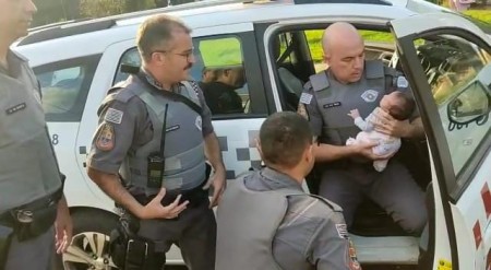 Polícia Militar age rápido e salva a vida de recém-nascido em Lucélia