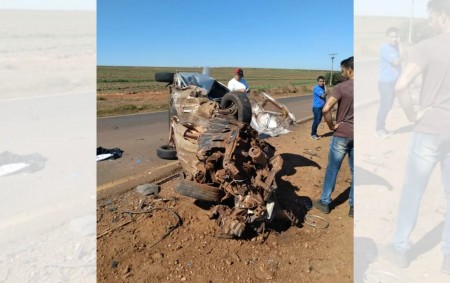 Jovem morre em acidente com três veículos na vicinal entre Quintana e Borá