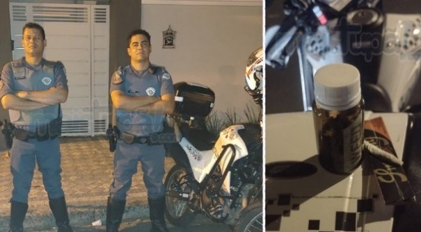 Pol�cia Militar apreende menor com drogas em Tup�