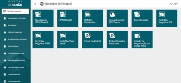 Prefeitura de Parapu� oferece servi�os online para toda comunidade