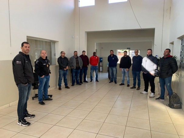 Pol�cia Civil realizou curso para prepara��o dos vigias das escolas de Osvaldo Cruz