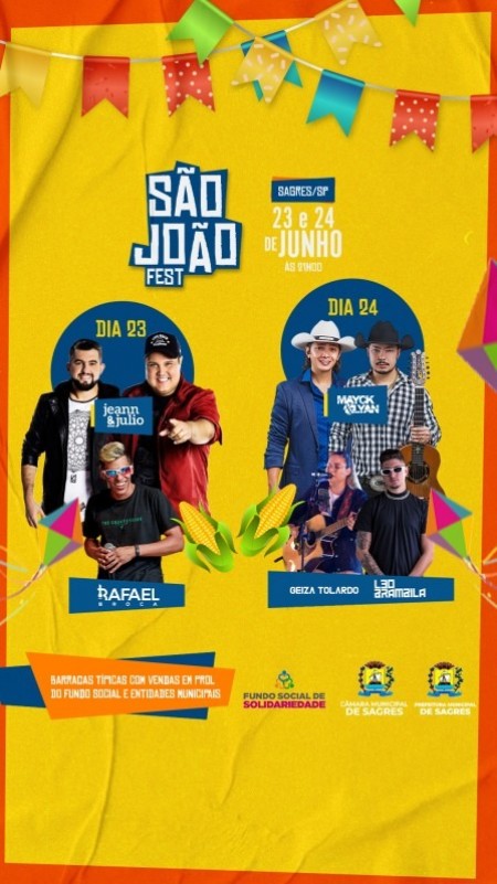 Sagres realiza o 1º São João Fest