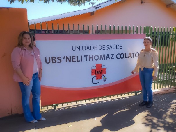 Prefeita e vice de Salmour�o inauguram nova unidade de sa�de do munic�pio