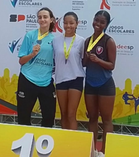 Atleta de Osvaldo Cruz, Laura Fernanda é Campeã no Paulista Escolar