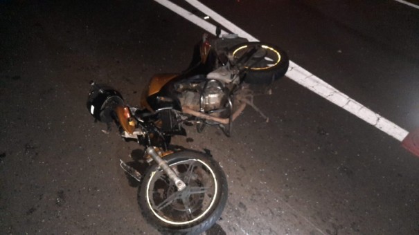 Morador de Luc�lia fica ferido em acidente na SP 294