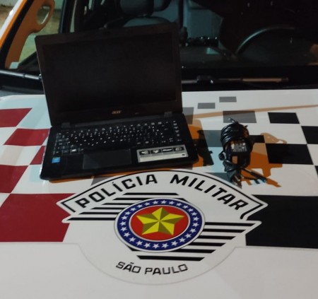 Polícia Militar prende homem por receptação e devolve notebook ao proprietário em OC