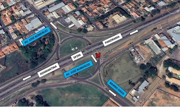 Interdi��o de viaduto na Rodovia Comandante Jo�o Ribeiro de Barros causa altera��es no tr�nsito, em Dracena