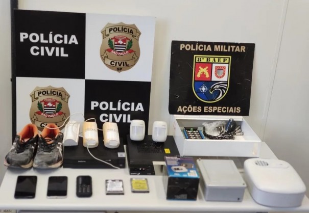 Pol�cia Civil prende 24 homens e tr�s mulheres em opera��o contra grupo suspeito de arrombar cofres em com�rcios e resid�ncias do Oeste Paulista