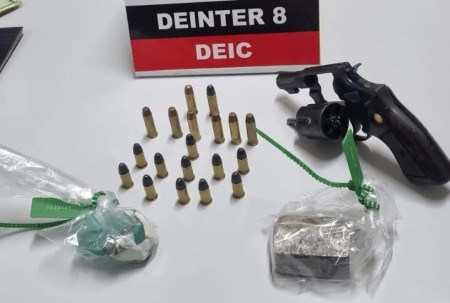 Homem é indiciado por tentativa de homicídio e preso por tráfico de drogas e porte ilegal de arma de fogo na Vila Líder, em Presidente Prudente