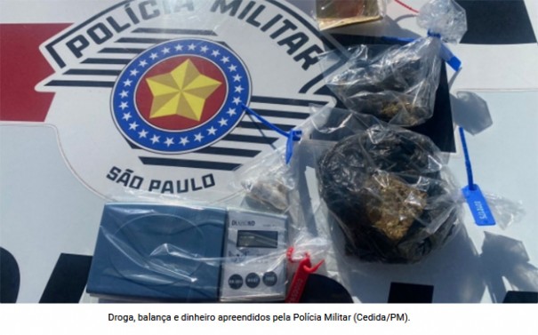 Em Adamantina, Polcia Militar prende homem por violncia domstica e trfico de drogas