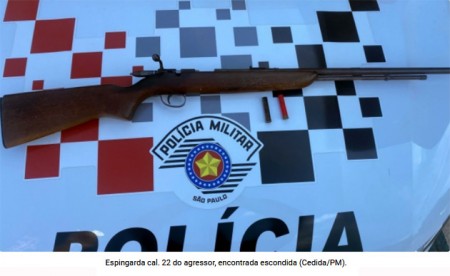 Polícia Militar prende homem em Adamantina por posse ilegal de arma de fogo e violência doméstica
