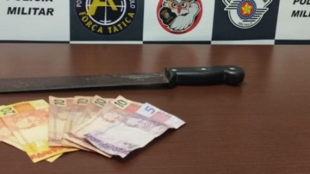 PM prende bandido que rendeu funcionários e clientes e roubou estabelecimento em Tupã