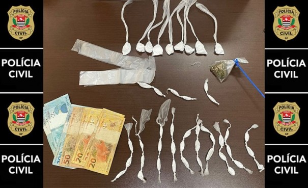 Pol�cia civil prende mais um suspeito de tr�fico de drogas em Tup�