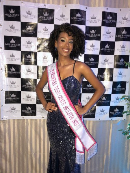 Jovem de Osvaldo Cruz conquista faixa de 2ª Princesa Teen no Miss Oeste Paulista e garante vaga no Miss São Paulo