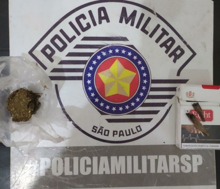 Policia Militar prende dois homens por porte de drogas em Salmourão