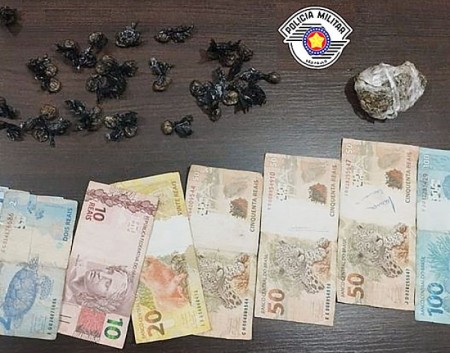 Polícia Militar de Bastos surpreende menor com maconha e crack