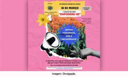 Evento em Lucélia quer promover a arte e o trabalho produzidos por mulheres