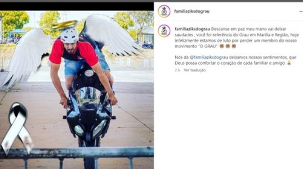 Motociclista morre v�tima de infarto durante evento no recinto da Exapit em Tup�