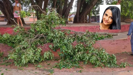 Ventania de 55 km/h derrubou galho que atingiu crianÃ§a e matou mÃ£e no interior de SP, aponta Defesa Civil