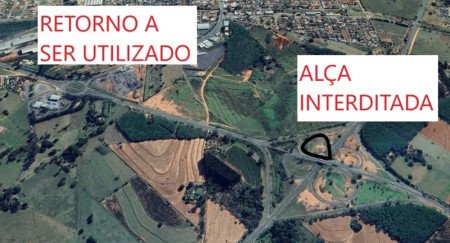 Obras no pavimento interditam alÃ§a de acesso e alteram trÃ¢nsito em trecho rodoviÃ¡rio a partir de segunda-feira, em ParapuÃ£