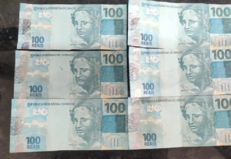 Homem troca nota falsa em mercearia e polÃ­cia apreende R$ 600 falsificados, em Panorama