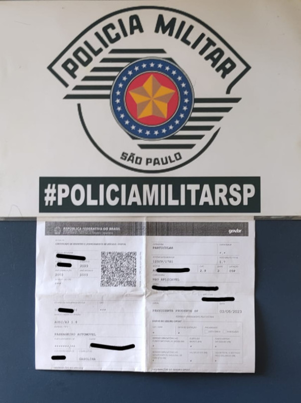 Condutor de veículo com documento falsificado é flagrado pela PM em Osvaldo Cruz
