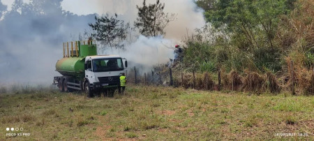 IncÃªndio atinge Ã¡rea de 4 mil hectares entre TupÃ£ e Bastos; fogo consumiu pastagem e apiÃ¡rio