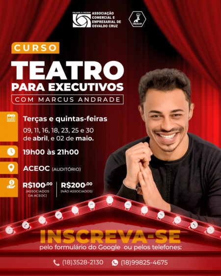 ACEOC promove curso de 'Teatro Para Executivos'