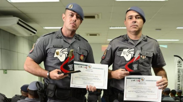 Cabos PM de Adamantina obtém primeiro e segundo lugar em torneio de técnicas policiais do BAEP