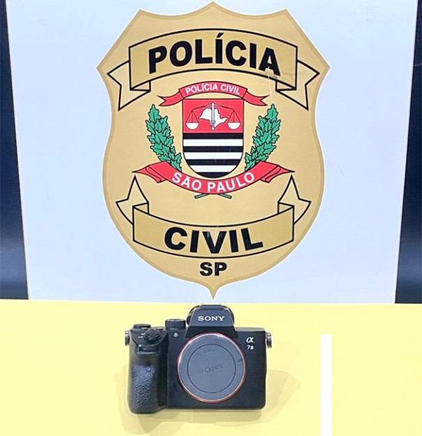 Câmera avaliada em R$ 10 mil, furtada em exposição agropecuária é recuperada pela Polícia Civil