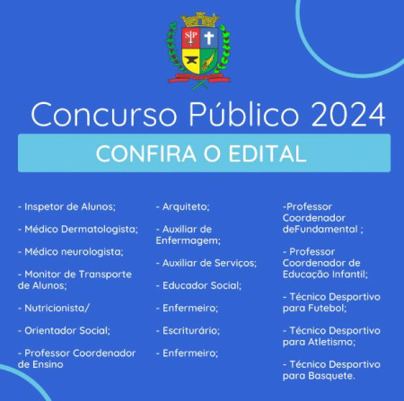 Prefeitura de Osvaldo Cruz abre inscriÃ§Ãµes para Concurso PÃºblico 
