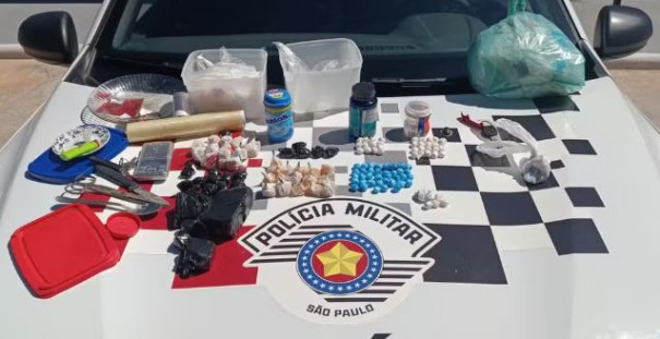 Rapaz que utilizava carro para distribuir drogas em Dracena é preso em flagrante por tráfico