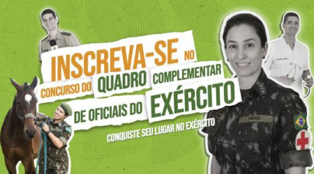 ExÃ©rcito farÃ¡ concurso para oficiais do serviÃ§o de saÃºde