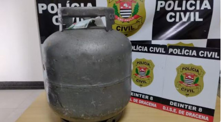 Homem furta botijÃ£o de gÃ¡s e dono do item acaba preso por dever pensÃ£o alimentÃ­cia, em Dracena