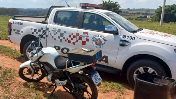 Floridense é preso pela Polícia Militar suspeito de furtar moto de supermercado em Pacaembu