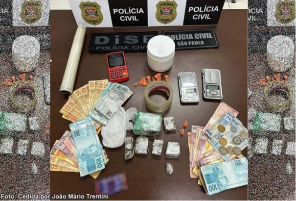 Mulher é presa suspeita de envolvimento com o tráfico de drogas em Tupã